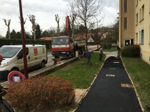 Réalisation d'enrobé Lyon